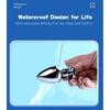 Vibrating Remote Heart-Shaped App Control Man and Woman Metal Anal Plug Adult Luminous Electric Anal Dildo Couple Intimate Toys