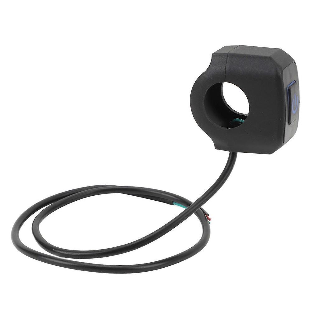 22mm Waterproof Motorcycle Switch Universal Handlebar Horn Headlight Control Button Switch Blue Light