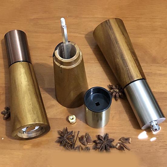 Pfeffermühle. Arbeitssparendes, gratfreies Läppen