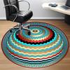 1pc Mandala Rug Office Round Rug, Non-slip, Soft and Durable Office Rug for Interior Decoration, Perfect for Office, Beautiful Decoration yy260312077