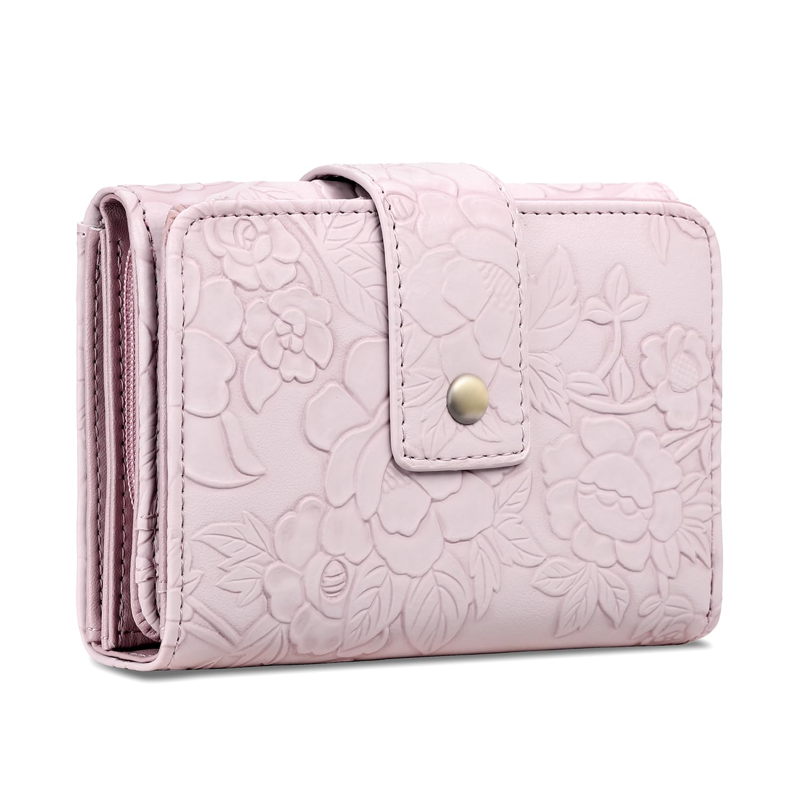

SENDEFN Women s Bifold Wallet, Popular, Multifunctional, Lightweight, Floral Print, Coin Purse, Card Slots, RFID & Magnetic Skimming Protection,