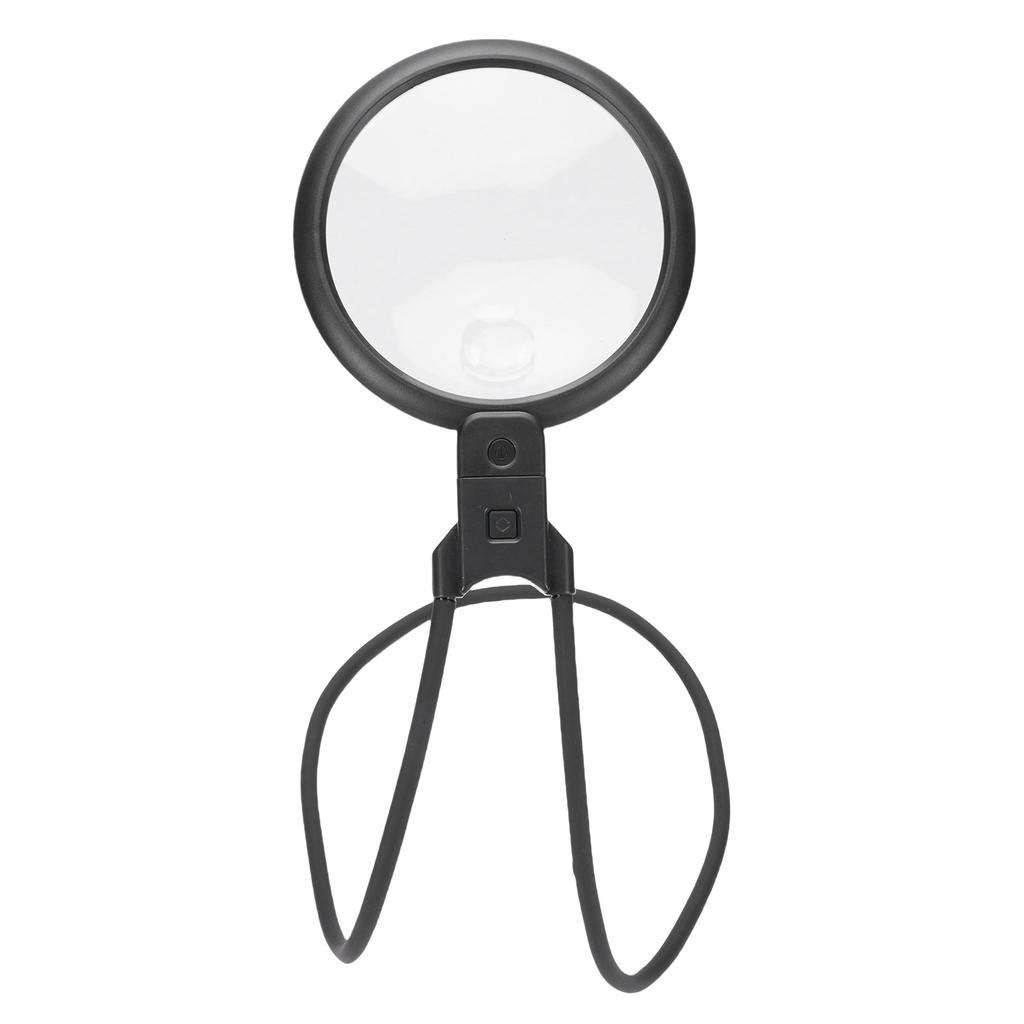 Reading Magnifying Glass 5X 15X with 3 Level 36 LED Light Adjustable Rechargeable Flexible Gooseneck Magnifier