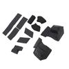 10pcs Hard Top Seal Kit Weatherproofing Dust Resistant Hardtop Leak Repair Kit for JL JLU JT 2018 On
