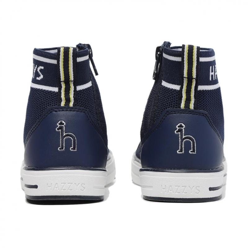 Hazzys Kids Ankle Knit Sneakers Hsw61uq50m Nv