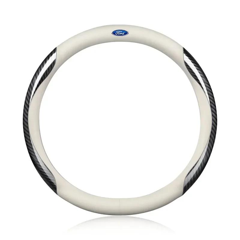 

Car Sticker 2026 2025 Hot For Ford New Steering Wheel Cover Anti Slip Steer Wheel Protector Breathable Steering Cover For Ford F