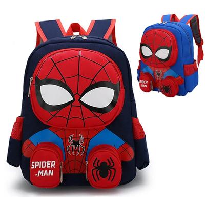 Spiderman Kawaii Batohy Superhrdinové Studentský Školní Batoh Kreslený 3D Stereo Mateřská Škola Batoh Dětský Cestovní Taška Dárek