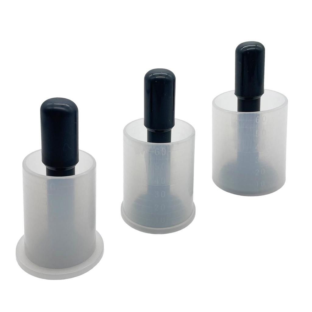 Set of 1 Each of the Cylindrical Cutters for Making Rice for the Buddha or Buddhist Altar (small, Medium, and Large Sizes)