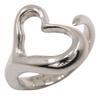 TIFFANY&Co. Open Heart Ring Elsa Peretti Silver925 #5.8(US Size) Heart 4.1g Women Used