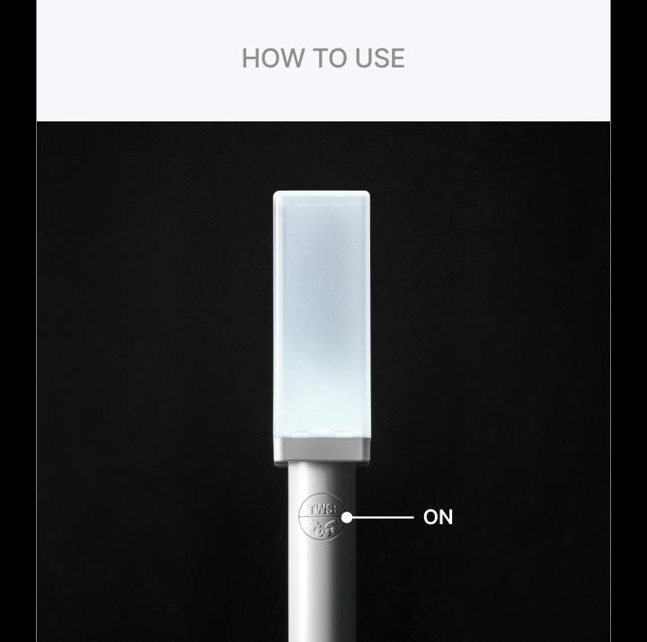 Offizieller TWS Light Stick - Sparkling Blue Ocean für 42 (ORKB)