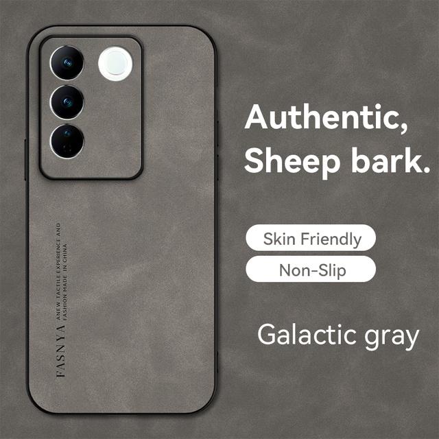 

Для VIVO V27 чехол Жесткий силиконовый бампер из ТПУ противоударный чехол для телефона VIVO V27 Pro чехол VIVO V27 серый