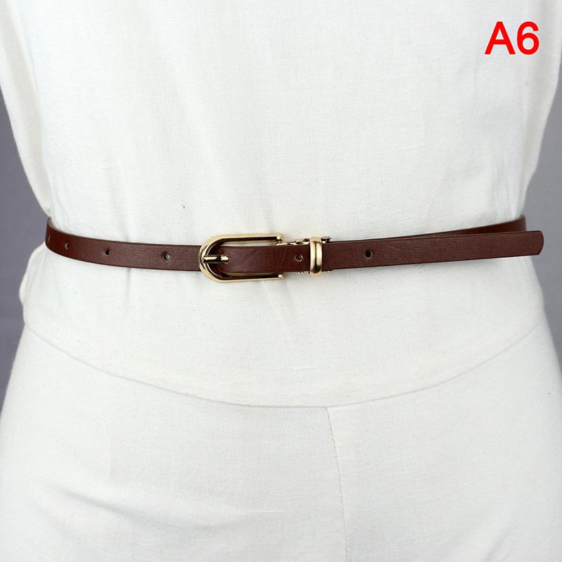 thin leather belts