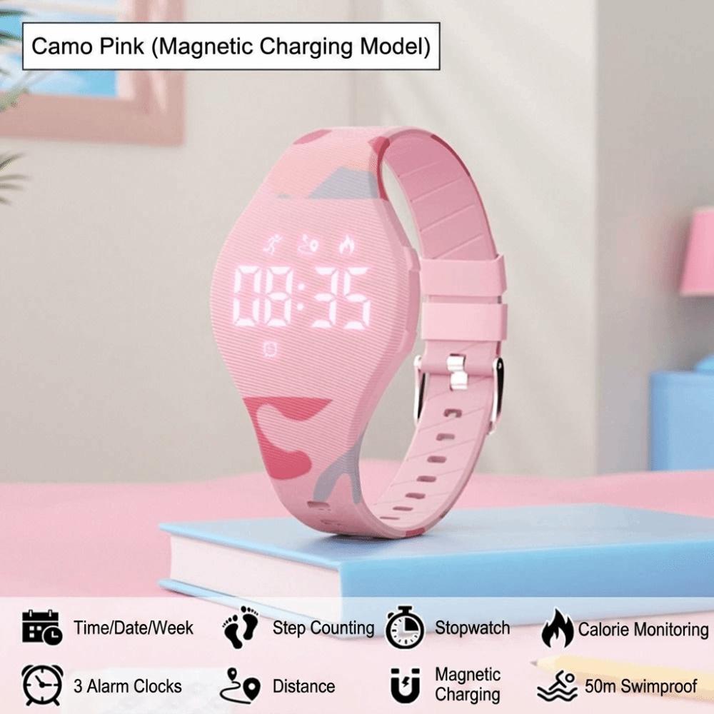 LED Digital LED Digital Armband Wasserdichte Elektronische Uhr Neues Smartes Silikonarmband Kinder