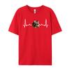 Maine Coon Heartbeat Funny Maine Coon Cat Lover Tshirts New Year Day All Cotton Crew Neck Tops Tees Awesome
