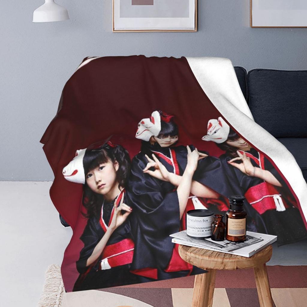 Babymetal Combination Blankets Fleece Throw Blanket Super Soft Throw Blankets for Home Bedroom Travel Throws Bedspread Quilt