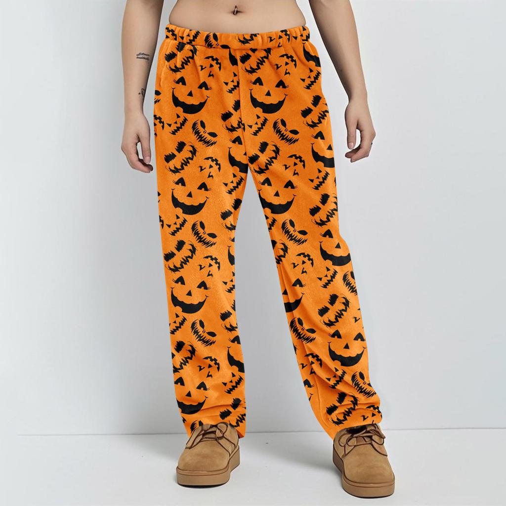 Anime Pajama Pants Sleepwear Casual Drawstring Elastic Waist Pants Comfy Straight Yoga Loose Trousers