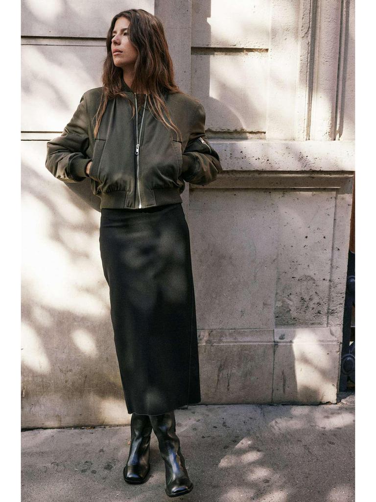 2024 Autumn European & American Style Women's Short Bomber Jacket