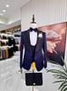 2026 Men's Plaid Western-Style Suit 3-Piece Set: Wedding & Casual Attire