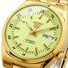 Seiko 5 Automatic Made in Seiko Five Overseas Full Lumibrite Men's Watch, Japan, SNK578J1, Model, Gold