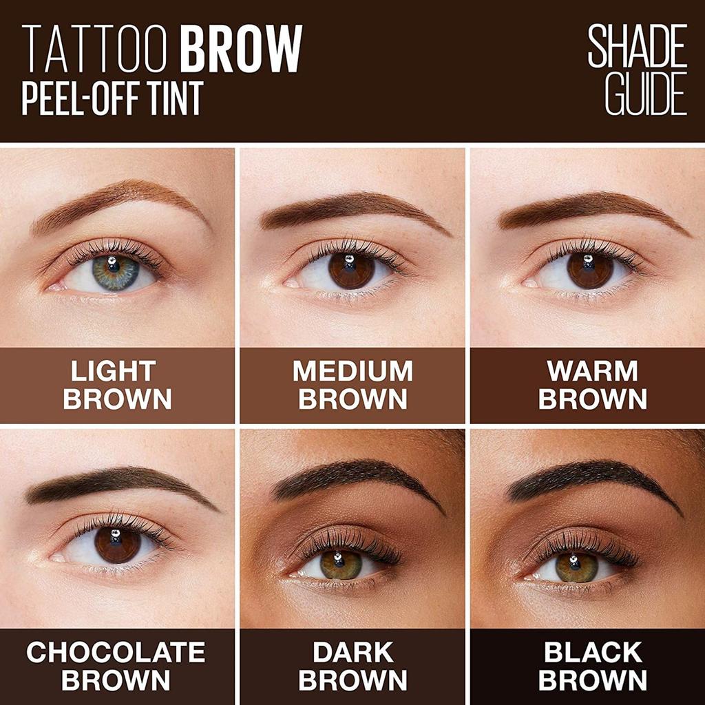 Maybelline New York Tattoo Brow Tint Dark Brown 4.9ml