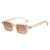 SHAUNA Metallscharnier Retro Rechteckige Sonnenbrille Damen Nieten Brillen Gläser UV400 Trendig Herren Sonnenbrillen