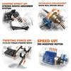 WLtoys 1:16 Scale Large RC Car 50km/h High Speed 4WD Children Toy for Boys Remote Control Car 2.4G Off Road Monster Truck RC Toy