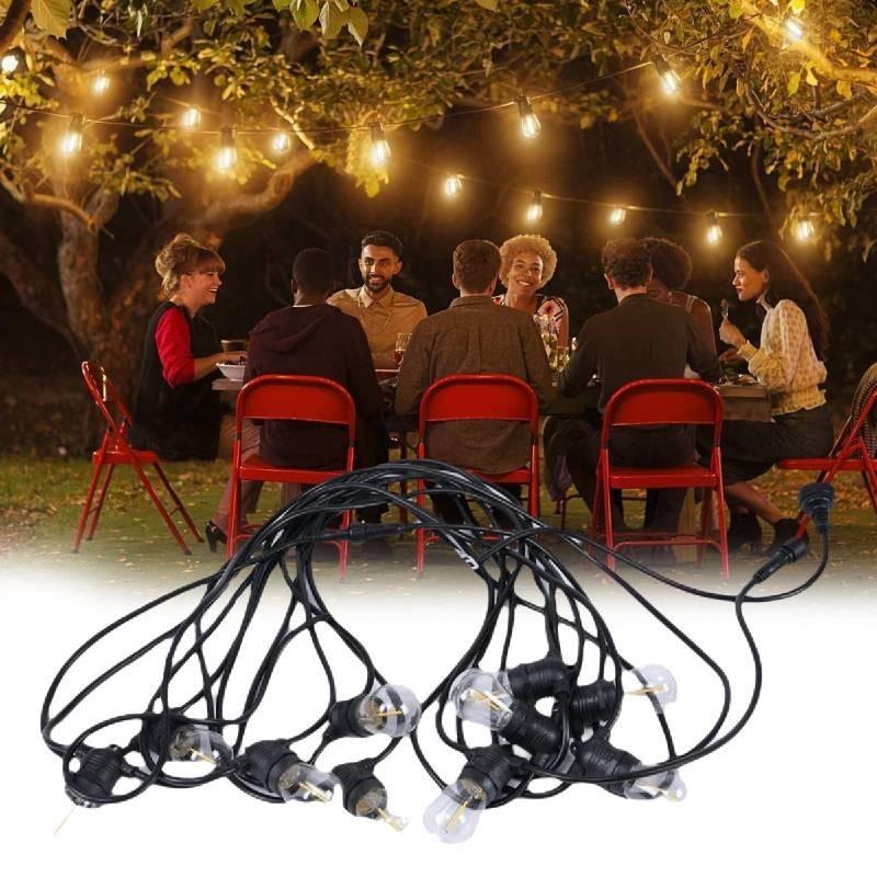 Vibrant Outdoor String Lights S14 For Camping Festivities And Garden Decor