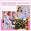 Tezituor Giant Stuffed Animal 39in, Large Teddy Mommy with Baby, Big Stuffed Bear for Kids, Girlfriend on Mother's Day, Valentin