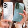Lingge Dazzling Light For Samsung Galaxy S10 4G S20 11E 30 S21 21Fe 22 S24 Pro S23 Ultra 5G S8 S9 Tempered Glass Phone Case