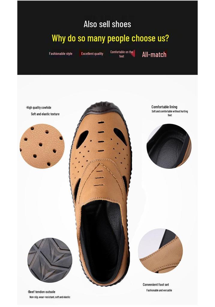 Men's 2025 Summer Soft Sole Casual Outdoor Sandals