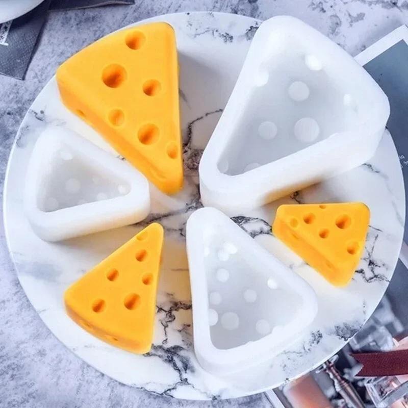 Creative Cheese Shaped Silicone Cake Molds Kitchen Baking Tools Mousse Jelly Silicone Molds Cakes Dessert Mold Pastry Tools