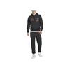 Nike Graphic Hoodie With Drawstring Men Tops Black FN3101-010