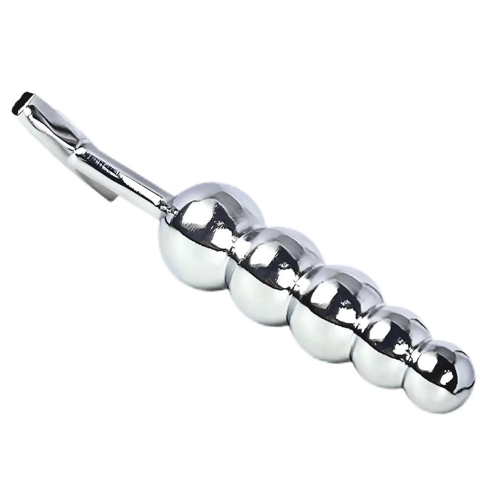 Metal 5 Balls Anal Beads Prostate Massager Anal Expander Training Butt Plug G-Spot Masturbator Sex Toys Butt Toys For Women/Men