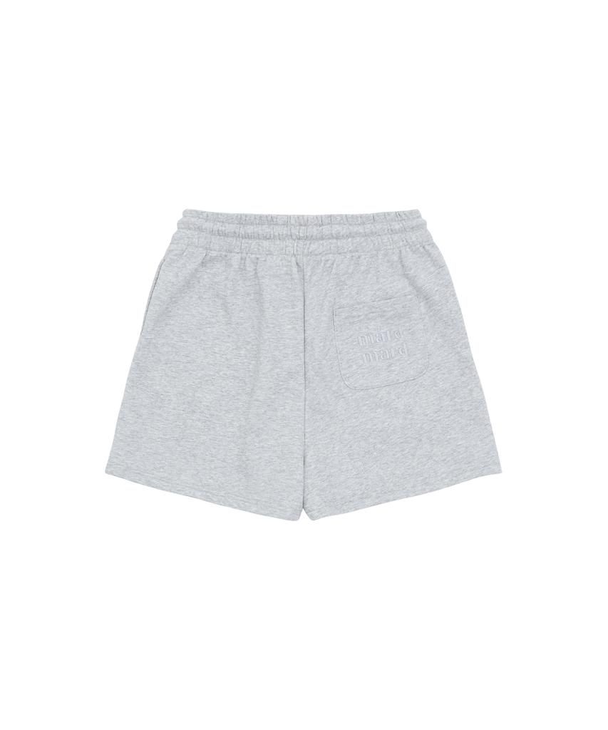 MARDMARD Pocket Point Sweat Shorts - Melange Grey