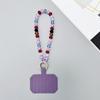 Phone Charms Crystal Beads Crystal Phone Straps Lanyard Hand Wrist Mobile Phone Chain String Luxury Cellphone Strap Key Lanyards