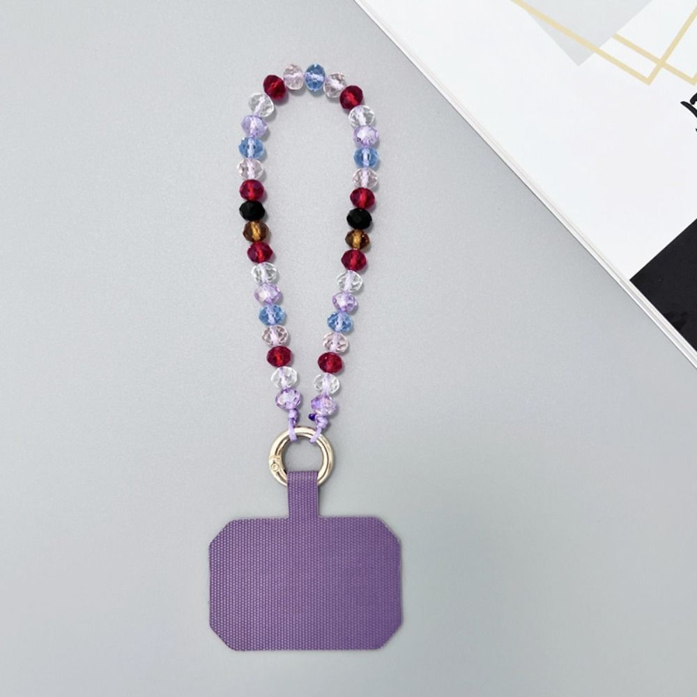 Phone Charms Crystal Beads Crystal Phone Straps Lanyard Hand Wrist Mobile Phone Chain String Luxury Cellphone Strap Key Lanyards