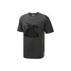 X RHUDE Kollaborations-T-Shirt mit Rundhalsausschnitt und kurzen Ärmeln Herren Tops Schwarz 595339-01