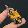 Lavish Mookaite Gemstone Pure Copper Wire Wrapped Handmade Pendant Jewelry