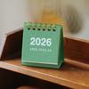 2 Stück Mini-Tischkalender Okt. 2025-Dezember. 2026 14 Monatsplaner Desktop Klein Stehend Umblätterkalender mit Doppelbindung für Home Office