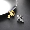 Orthodox Cross Metal Brooch for Women Men Stainless Steel Lapel Pins Catholicism Symbol Badge Suit Accessories Jewelry Gifts