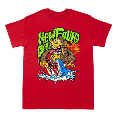 New Found Glory Band Red T Shirt Fans GC2478
