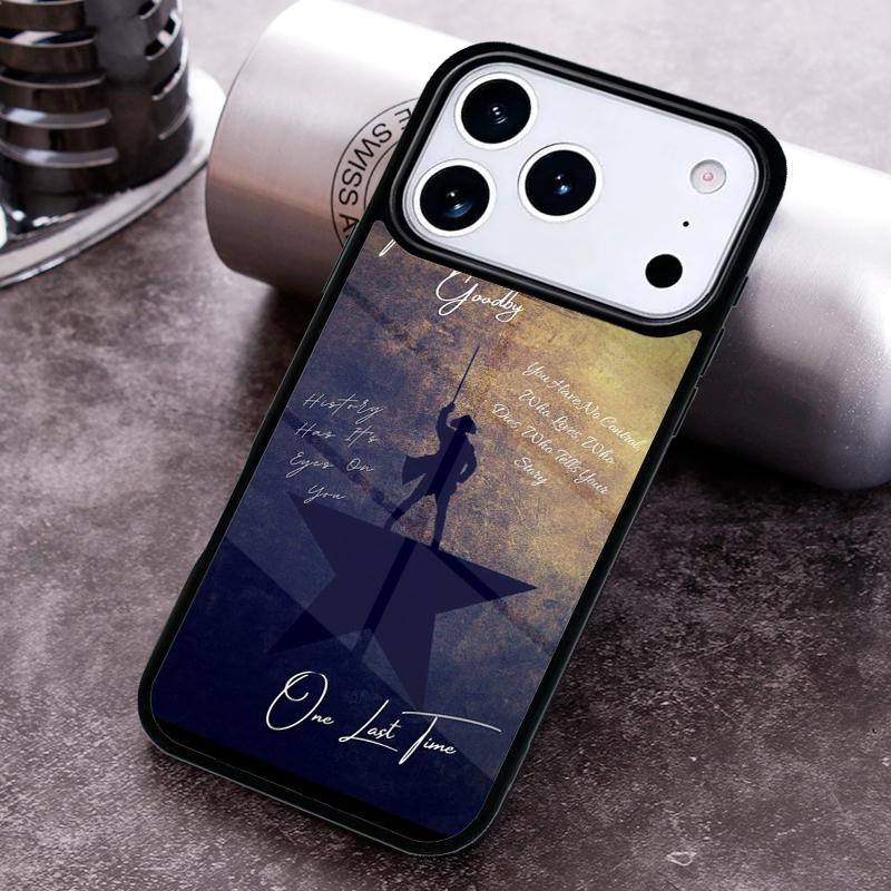 Hamilton Musical Lyrics Phone Case for iPhone 17 16 15 Pro Max Air 14 13 12 11 Plus Shockproof Cover