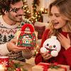 Stress Relief Plush Toys Christmas Dumpling Squeeze Toy Steamed Bun Plushie for Anti-Anxiety Toy
