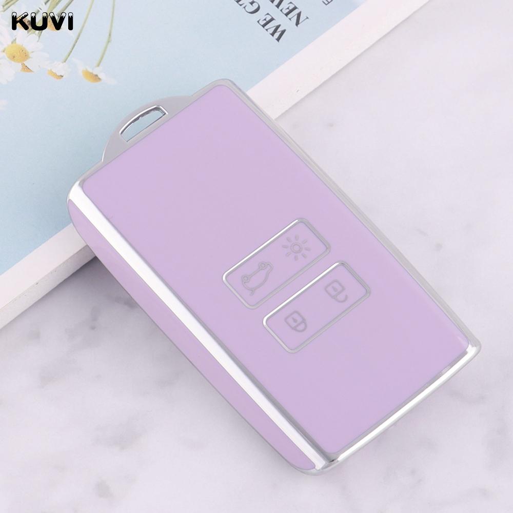 TPU Car Card Key Case Cover Shell Fob for Renault Koleos Captur Megane Clio Scenic Talisman Arkana for Dacia Sandero Accessories