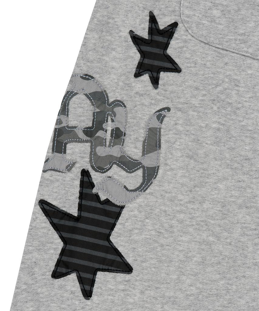 MAHAGRID Pray Applique Sweat Pant Gray(Mg2Ffmpa05A)
