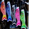 Colorful Japanese Style Windsock Carp Wind Sock Flag Mini Koinobori Gift Fish Wind Streamer Home