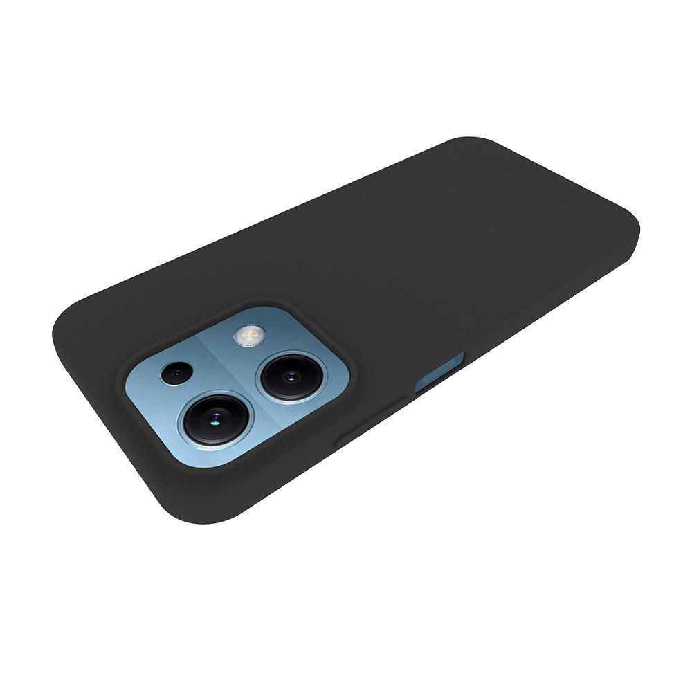 For Xiaomi Redmi 15C 5G TPU Case WANLONFENG MS Series Matte Back Cover with Tempered Glass (Big Hole Lens)
