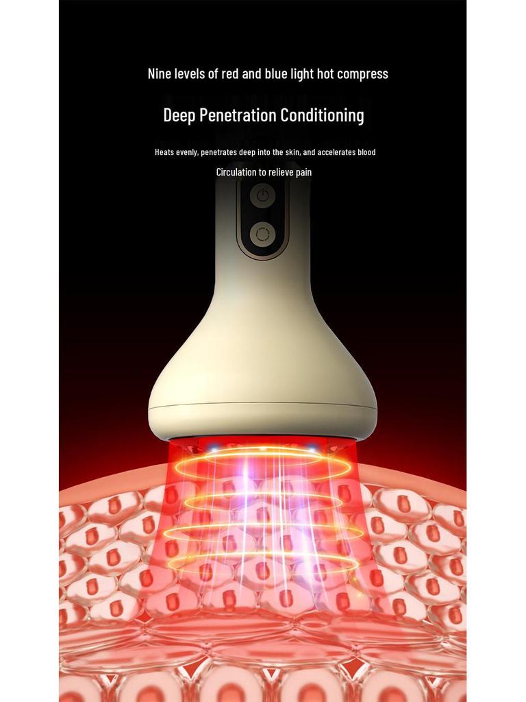 Xinbailu Smart Electric Cupping Massager with Heat and Negative Pressure Therapy