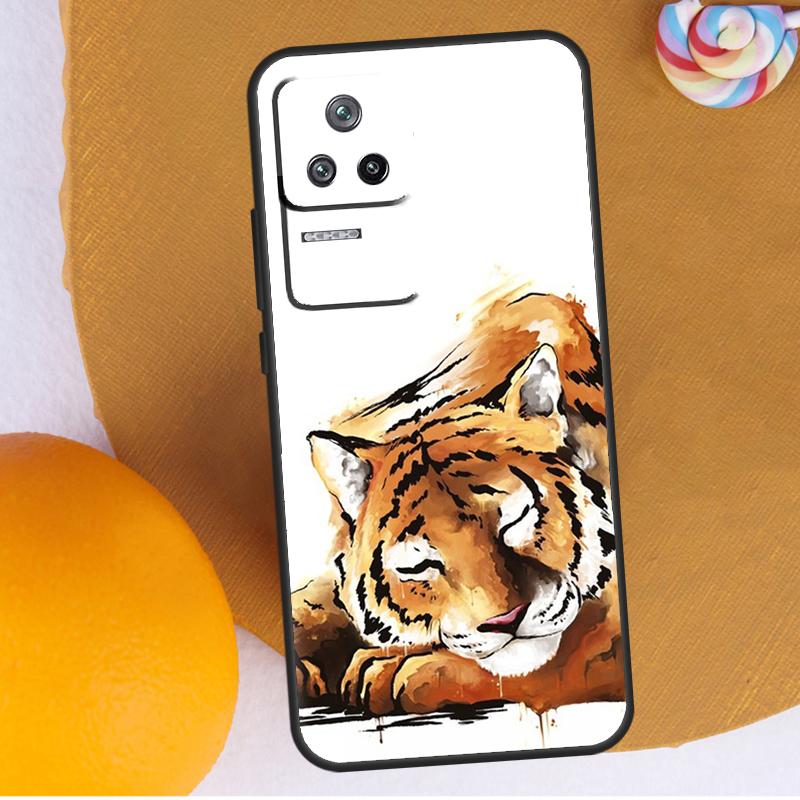 

Animal Tiger Art For POCO X3 Pro X4 GT F3 F4 M4 M5 Case For Xiaomi 12T Pro 11T 11 12 Lite 12S Ultra Cover POCO X4 GT
