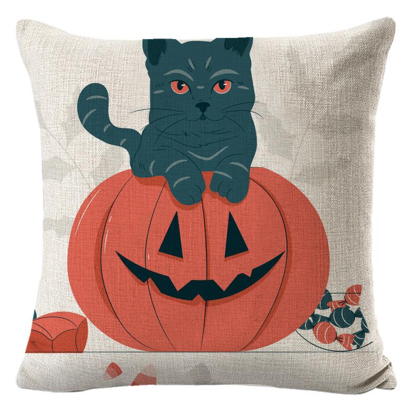 Pillow Christmas Pillowcase Set Home Bed Cushion Cover Office Sofa Waist Cushion