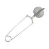 1pc Tea Strainer Stainless Steel Snap Ball Ultra-Fine Mesh Filter Non-Slip Long Handle Anti-Scald For Brewing Tea Spices Fruits